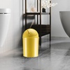 image:imageUmbra 125 Gallon Mini Waste Can with Removable SwingTop Lid  Small Garbage Bin for Kitchen Bathroom Bedroom Office  Compact Trash Can Fit Under Tables amp Counters  YellowYellow