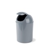 image:imageUmbra 125 Gallon Mini Waste Can with Removable SwingTop Lid  Small Garbage Bin for Kitchen Bathroom Bedroom Office  Compact Trash Can Fit Under Tables amp Counters  YellowSteel Blue