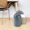 image:imageUmbra 125 Gallon Mini Waste Can with Removable SwingTop Lid  Small Garbage Bin for Kitchen Bathroom Bedroom Office  Compact Trash Can Fit Under Tables amp Counters  YellowSlate Blue