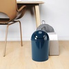 image:imageUmbra 125 Gallon Mini Waste Can with Removable SwingTop Lid  Small Garbage Bin for Kitchen Bathroom Bedroom Office  Compact Trash Can Fit Under Tables amp Counters  YellowDark Blue