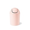 image:imageUmbra 125 Gallon Mini Waste Can with Removable SwingTop Lid  Small Garbage Bin for Kitchen Bathroom Bedroom Office  Compact Trash Can Fit Under Tables amp Counters  YellowPink