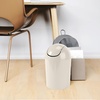 image:imageUmbra 125 Gallon Mini Waste Can with Removable SwingTop Lid  Small Garbage Bin for Kitchen Bathroom Bedroom Office  Compact Trash Can Fit Under Tables amp Counters  YellowSand