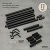 image:imageUmbra 320150022 Zen Curtain Rod BlackBlack