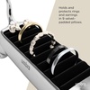 image:imageUmbra Ali Cat Ring Holder Jewelry Storage Holds 9 Rings Chrome  Metal construction velvet padded base scratch protection gift for holidays birthdays and more