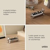 image:imageUmbra Ali Cat Ring Holder Jewelry Storage Holds 9 Rings Chrome  Metal construction velvet padded base scratch protection gift for holidays birthdays and more