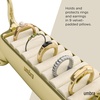 image:imageUmbra Ali Cat Ring Holder Jewelry Storage Holds 9 Rings Gold  Metal construction velvet padded base scratch protection gift for holidays birthdays and more