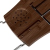 image:imageUmbra Aquala Bath Caddy Extendable Bathtub Tray with Phone Holder Natural  Bamboo nonslip silicone arms fits most tubs waterproof holds book and wine glassWalnut