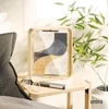 image:imageUmbra Bellwood 5x7 Desk Picture Frame with Bent Wood Trim and TwoSided Rotating Display Natural  Beech wood 360 degree pivot two photo display portrait or landscape wipe cleanNatural