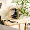 image:imageUmbra Bellwood Desk Picture Frame Rotating Double Sided 4x6 Natural  Beech wood 360 degree pivot two photo display portrait or landscape wipe clean