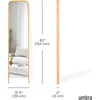 image:imageUmbra Bellwood FloorLength Leaning MirrorNatural