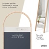 image:imageUmbra Bellwood FloorLength Leaning MirrorNatural