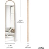 image:imageUmbra Bellwood FloorLength Leaning MirrorNatural