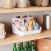 image:imageUmbra Bellwood Utensil Holder Kitchen Storage Organizer WhiteNatural  Three tier compartments removable dividers compact countertop fit recycled plasticWhiteNatural