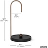 image:imageUmbra Bellwood Zewa Standing Kitchen Roll Holder and Paper Roll Holder for Kitchen Towels BlackWalnutBlackWalnut