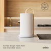 image:imageUmbra Bellwood Zewa Standing Kitchen Roll Holder and Paper Roll Holder for Kitchen Towels WhiteNaturalWhiteNatural