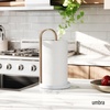 image:imageUmbra Bellwood Zewa Standing Kitchen Roll Holder and Paper Roll Holder for Kitchen Towels WhiteNaturalWhiteNatural