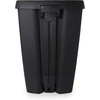 image:imageUmbra Brim 13 Gallon Trash Can with Lid Kitchen Garbage Can BlackNickel  Stainless steel foot pedal soft close mechanism concealed bag ring durable and sturdy easy wipe clean