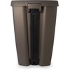 image:imageUmbra Brim 13 Gallon Trash Can with Lid Kitchen Garbage Can Bronze  Stainless steel foot pedal soft close mechanism concealed bag ring durable and sturdy easy wipe clean