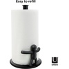 image:imageUmbra Buddy Countertop Paper Towel Holder Black  Fits standard paper towel rolls kitchen counter bathroom office useBlack