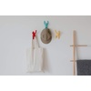image:imageUmbra Buddy Wall Hooks Decorative Wall Mount Coat Hooks Set of 3 Black  Easy install with hardware holds 5lbs per hook entryway bedroom bathroom dorm playful hanging storage recycled plasticRedBlueYellow
