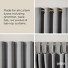 image:imageUmbra Cappa Double Curtain Rod Includes 2 Matching Finials Brackets amp Hardware 66 to 120Inch BlackGold