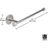 image:imageUmbra Cappa Wall Mount or Under the Counter Paper Towel Holder 14 L x 4 W x 26 H NickelNickel