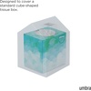 image:imageUmbra Casa Tissue Box Cover House Shaped Kleenex Box Holder Square White  Adds decorative touch to rooms easy one hand retrieval wipe with damp cloth durable plasticOcean Sand