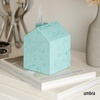 image:imageUmbra Casa Tissue Box Cover House Shaped Kleenex Box Holder Square White  Adds decorative touch to rooms easy one hand retrieval wipe with damp cloth durable plasticOcean Blue