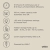 image:imageUmbra Casita Diffuser in Sand  Aromatherapy Essential Oil Diffuser with LED Light Multiple Mist Settings Automatic ShutOff Hidden Storage for Oils Concrete amp Melamine Design for Modern Homes