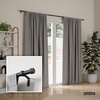 image:imageUmbra Cleo Curtain 1 Rod for Window Drapery Adjustable Length 36 to 66 Set Includes Finials and Mounting Hardware GoldBlack