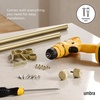 image:imageUmbra Cleo Curtain 1 Rod for Window Drapery Adjustable Length 36 to 66 Set Includes Finials and Mounting Hardware GoldGold