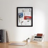 image:imageUmbra Document Frame  13x16 Picture Frame Floating Frame for Displaying 11x14 Document Diploma Certificate Photo or Artwork Black13 x 16