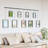 image:imageUmbra Exhibit Picture Frame Gallery Set Adjustable Wall Collage Displays Three 8x10 Photos Set of 3 BlackBlack