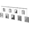 image:imageUmbra Exhibit Picture Frame Gallery Set Adjustable Wall Collage Displays Three 8x10 Photos Set of 3 BlackBlack