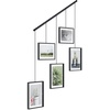 image:imageUmbra Exhibit Picture Frame Gallery Set Adjustable Wall Collage Displays Three 8x10 Photos Set of 3 BlackBlack
