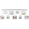 image:imageUmbra Exhibit Picture Frame Gallery Set Adjustable Wall Collage Displays Three 8x10 Photos Set of 3 BlackBlack