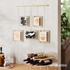 image:imageUmbra Exhibit Picture Frame Set Adjustable Wall Mount Set of 5 Brass  Steel construction customizable layout damagefree hanging fits 4x6 and 5x7 photos includes mounting hardwarePack of 3