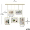 image:imageUmbra Exhibit Picture Frame Set Adjustable Wall Mount Set of 5 Brass  Steel construction customizable layout damagefree hanging fits 4x6 and 5x7 photos includes mounting hardwarePack of 3