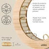 image:imageUmbra FERRIS JEWELRY ORGANIZER WALNUTNatural