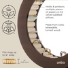 image:imageUmbra FERRIS JEWELRY ORGANIZER WALNUTWalnut