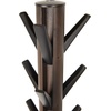 image:imageUmbra Flapper Coat Rack Flip Down Clothing Rack 9 Hooks WhiteNaturalBlackWalnut
