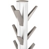image:imageUmbra Flapper Coat Rack Flip Down Clothing Rack 9 Hooks WhiteNaturalWhiteNickel