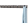image:imageUmbra Flip Coat Rack Wall Mount 8Hook Space Saving White  Real wood and steel build retractable hooks fold flat holds coats bags and scarves easy installGreyPewter
