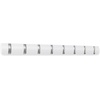 image:imageUmbra Flip Coat Rack Wall Mount 8Hook Space Saving White  Real wood and steel build retractable hooks fold flat holds coats bags and scarves easy installWhiteNickel