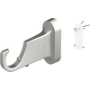 image:imageUmbra Geo Steel Curtain Rod NoDrill Adjustable 42 to 120 Inches Black  Pinpoint fastening technology low impact holes easy drywall install fits multiple surfaces quick setupNickel
