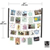 image:imageUmbra Hangit Photo Collage Fame  DIY Picture Hangers Collage Picture Frames for Wall 26x30 WhiteBlack