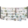 image:imageUmbra Hangit Photo Collage Fame  DIY Picture Hangers Collage Picture Frames for Wall 26x30 WhiteBlack
