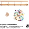 image:imageUmbra Hangit Photo Collage Fame  DIY Picture Hangers Collage Picture Frames for Wall 26x30 WhiteNatural