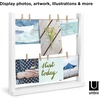image:imageUmbra Hangit Photo Collage Fame  DIY Picture Hangers Collage Picture Frames for Wall 26x30 WhiteWhite