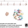 image:imageUmbra Hangit Photo Collage Fame  DIY Picture Hangers Collage Picture Frames for Wall 26x30 WhiteWhite
